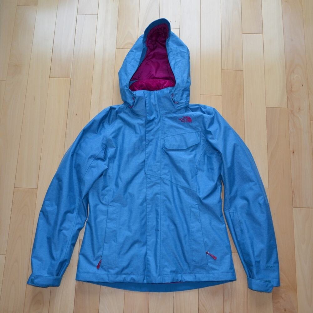 North Face Winter Jacket Plush Interior Size Medium Blue